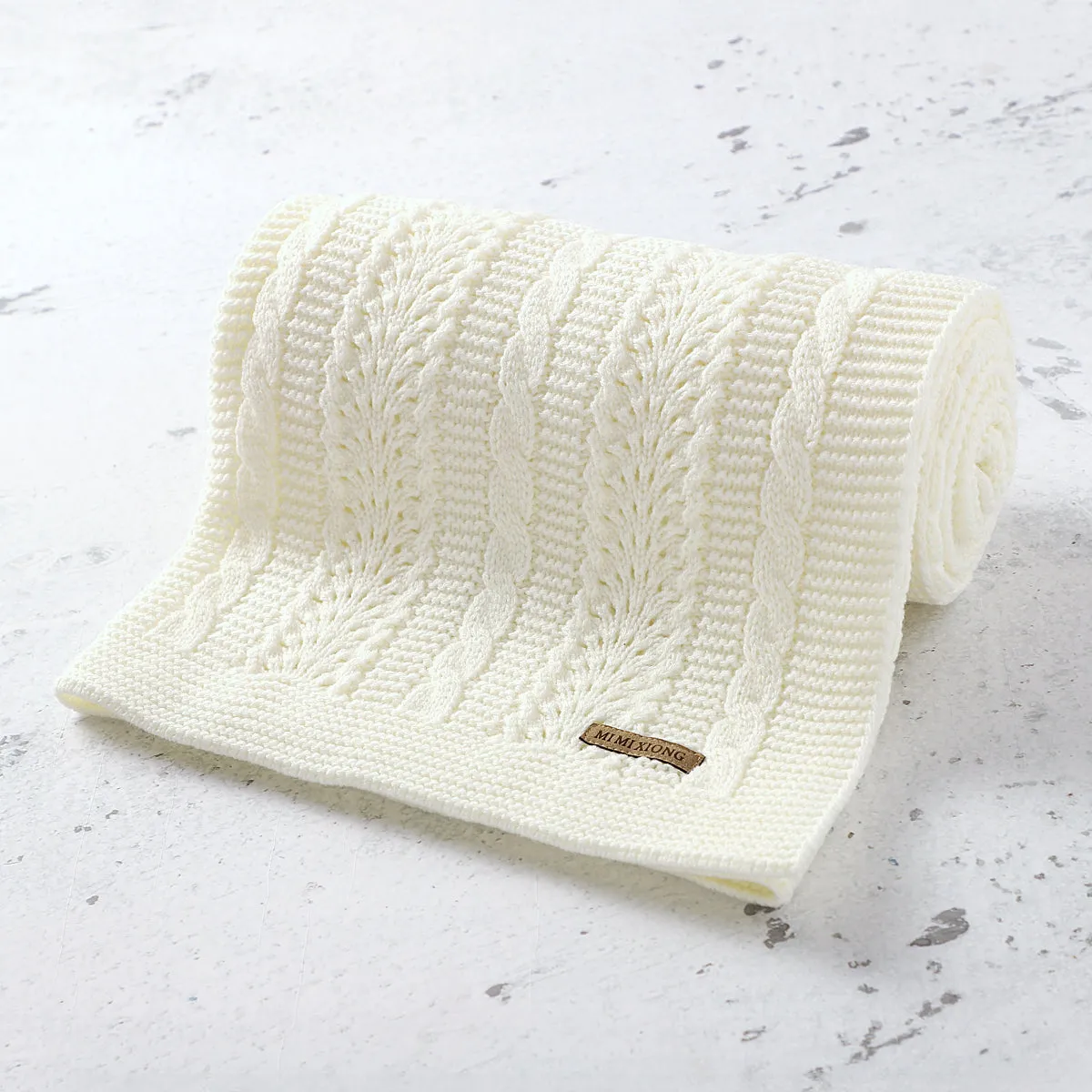 Baby Blanket Knitted Hollow Cover Blanket Windproof Baby Quilt Baby Clothes Wholesale
