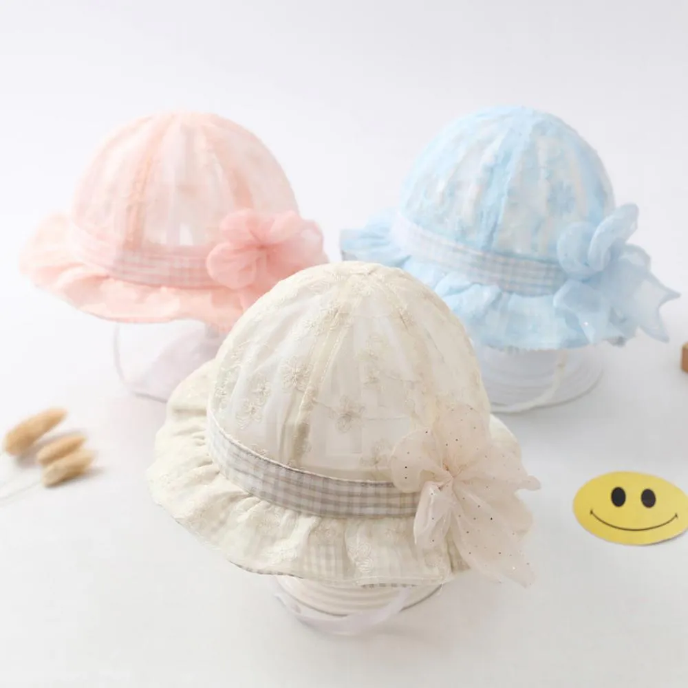 Baby Hat Spring And Summer Thin Princess Sunhat Childrens Accessories Wholesale