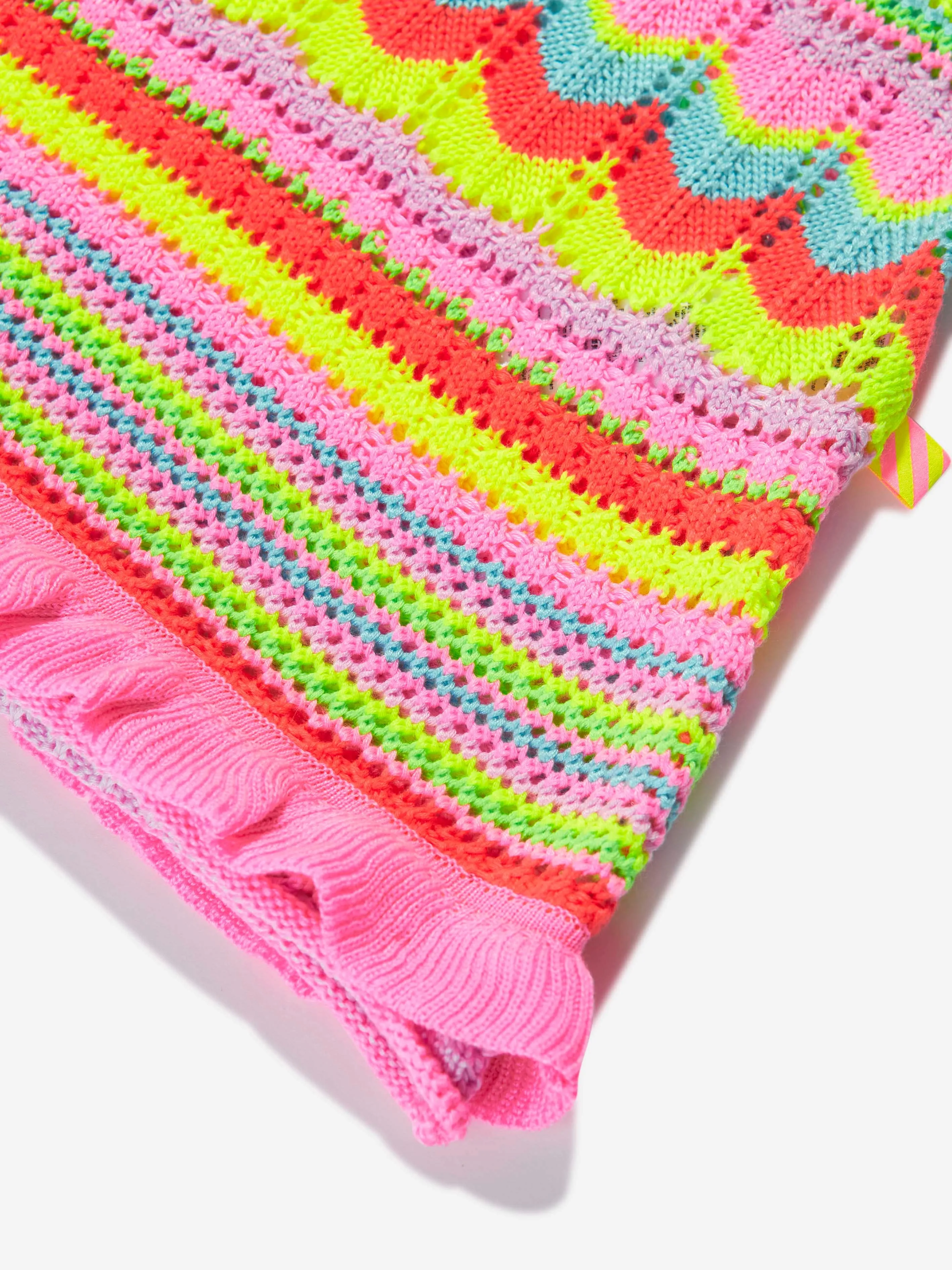Billieblush Girls Crocheted Dress in Multicolour