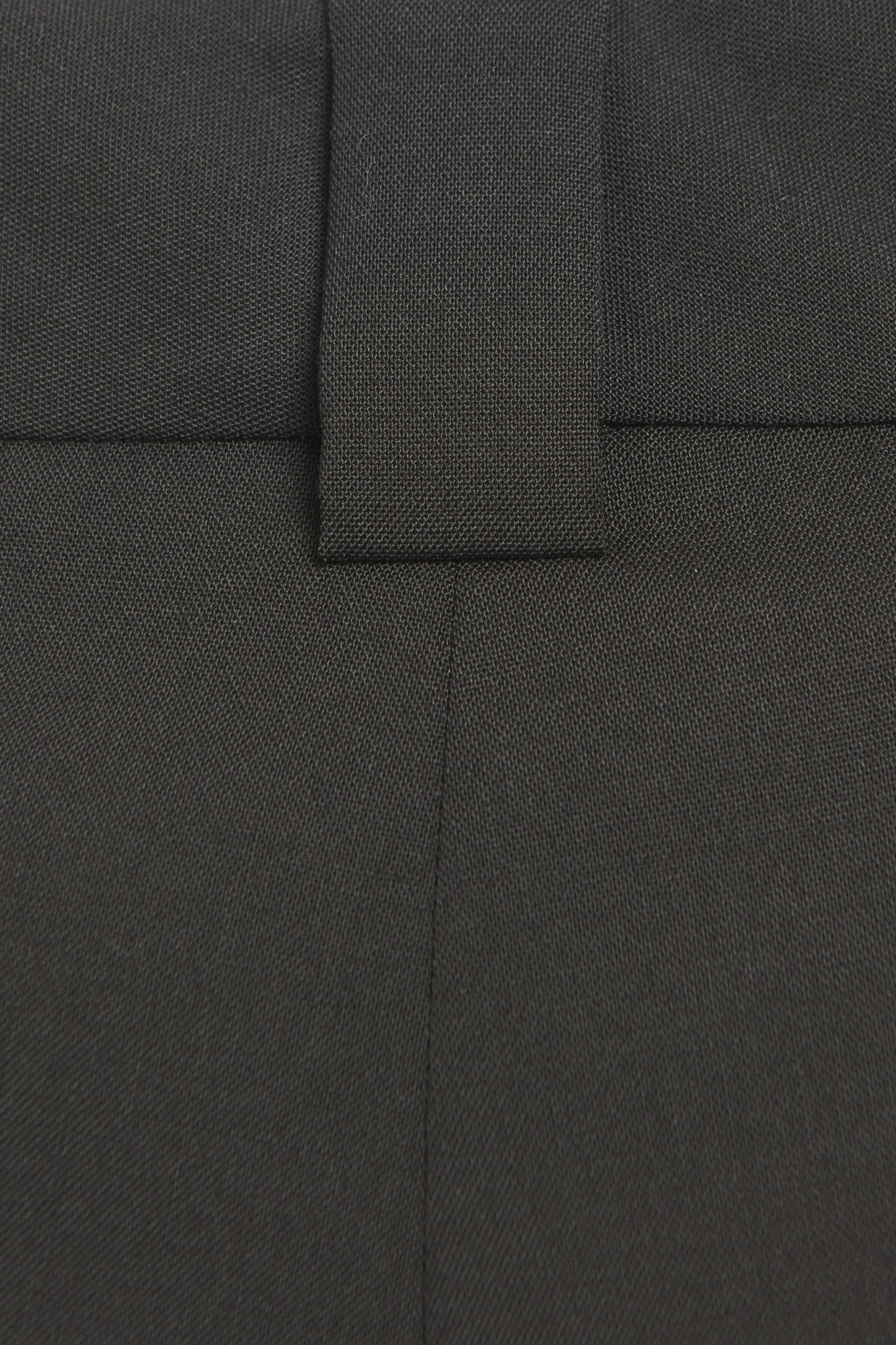 Black Wool Tailored Knee-Length Preowned Shorts