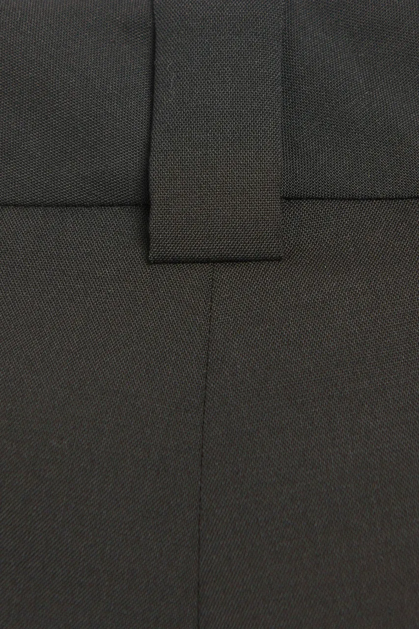 Black Wool Tailored Knee-Length Preowned Shorts