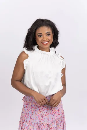 Christy Lynn Renee Blouse Ivory