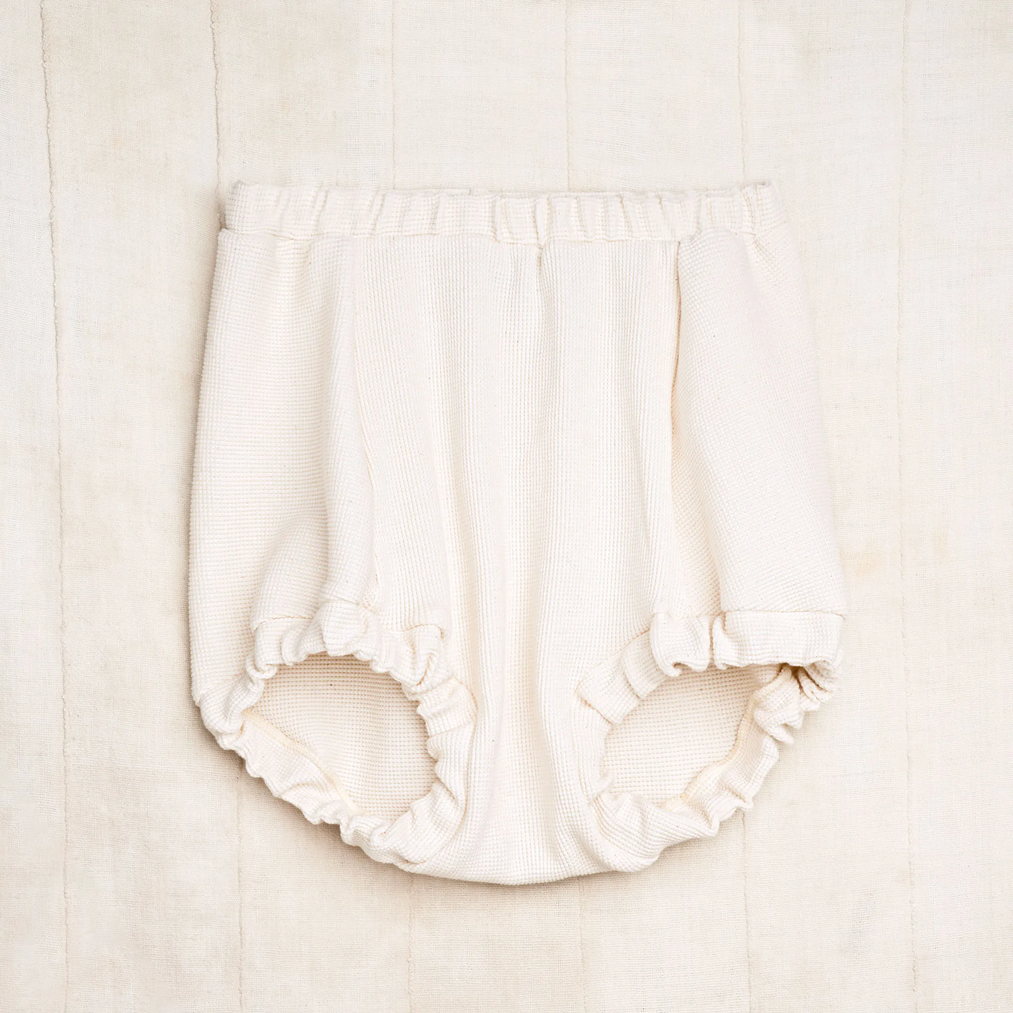 Cozy Bloomers, Undyed Organic Cotton Waffle