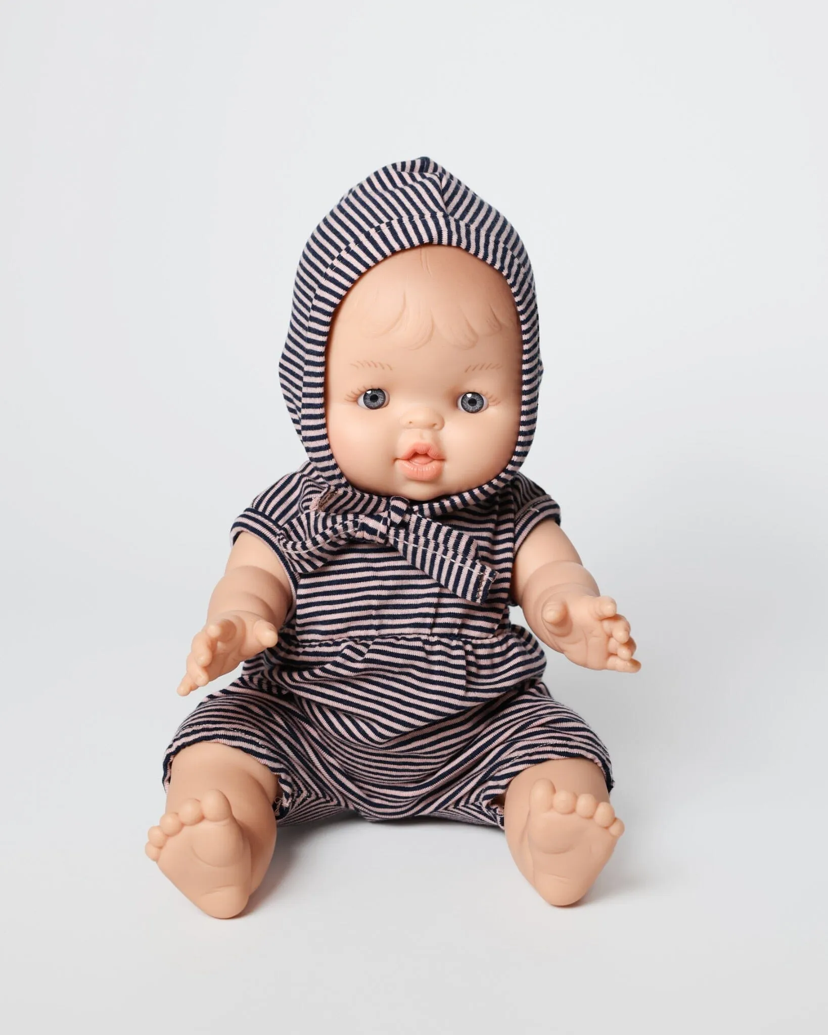 Dollie Bonnet & Romper Bundle | Striped