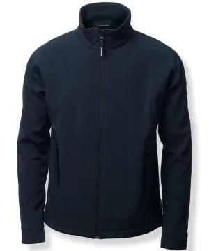 Duxbury  fashionable performance softshell jacket | Navy