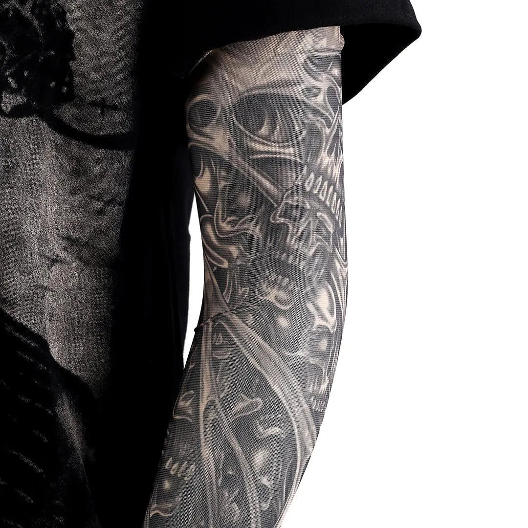 Elastic  Firey Skullie Sleeve