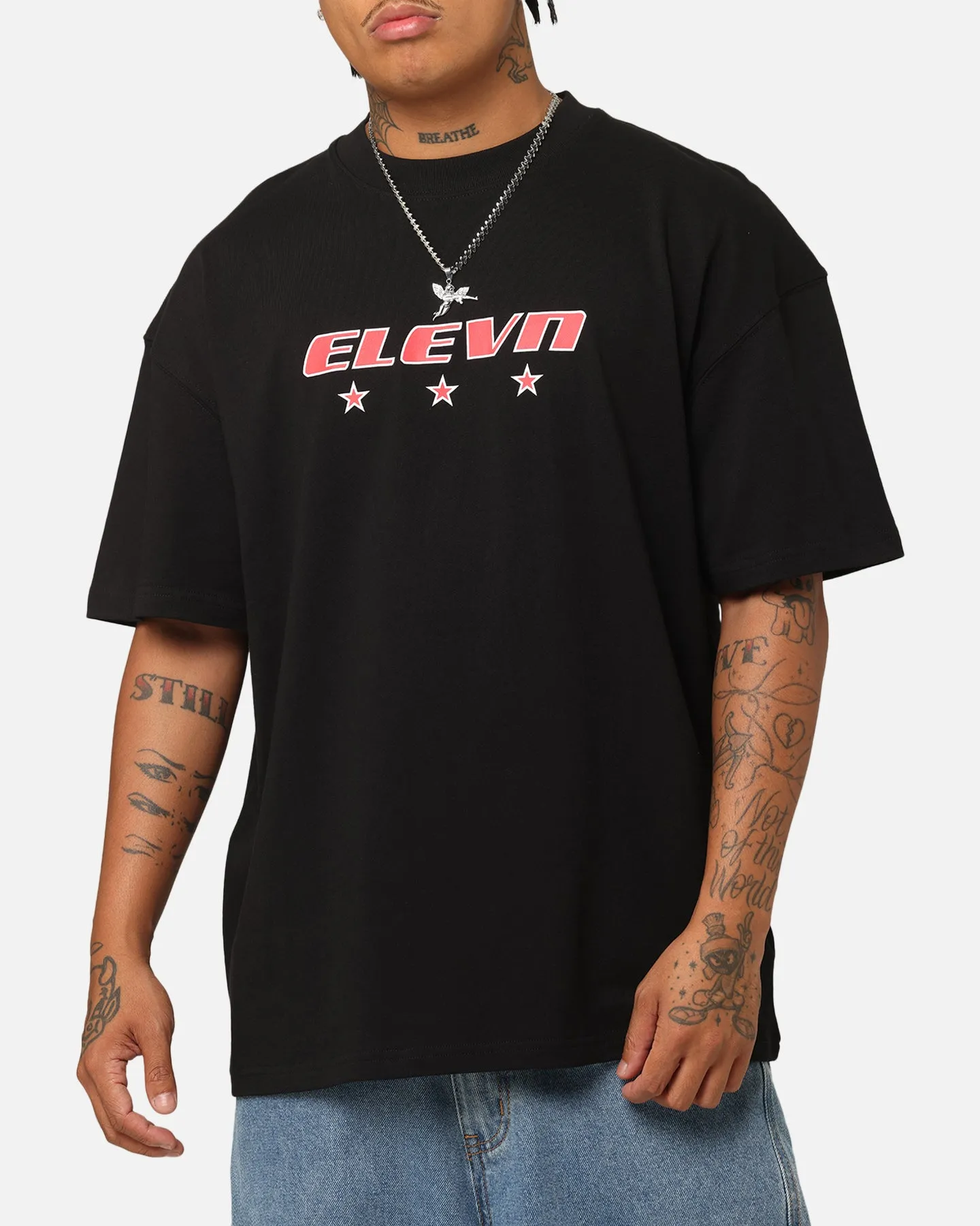 Elevn Clothing Co Racing T-Shirt Black