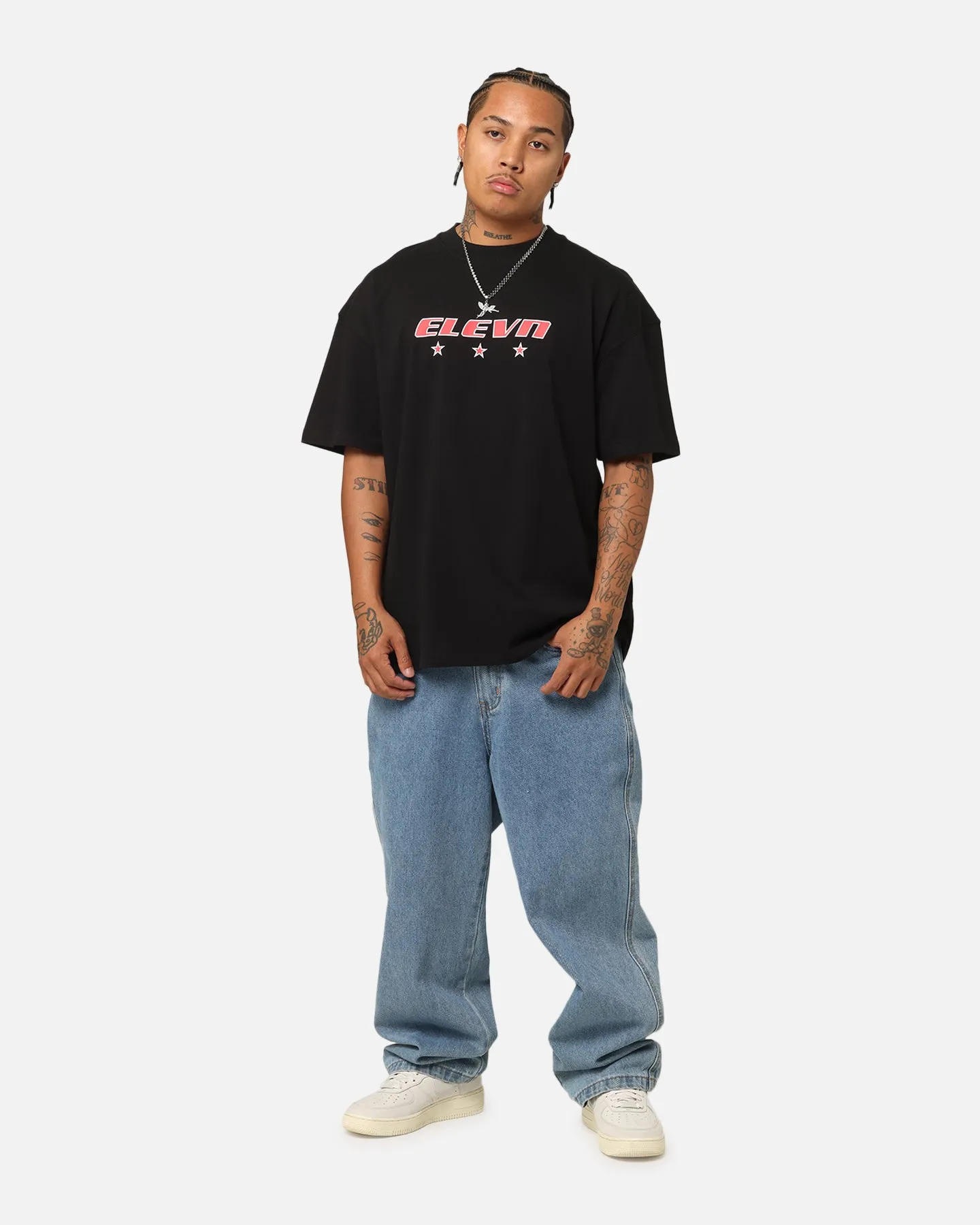Elevn Clothing Co Racing T-Shirt Black