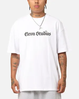 Elevn Clothing Co Triple Star T-Shirt White