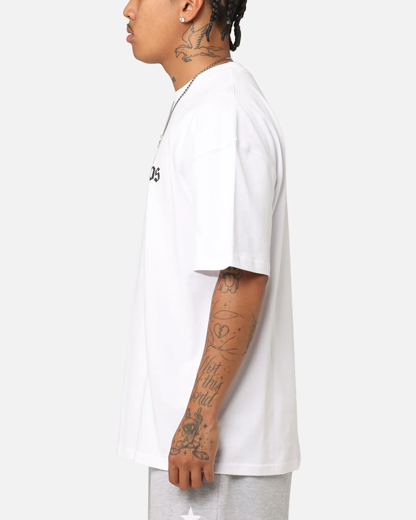 Elevn Clothing Co Triple Star T-Shirt White
