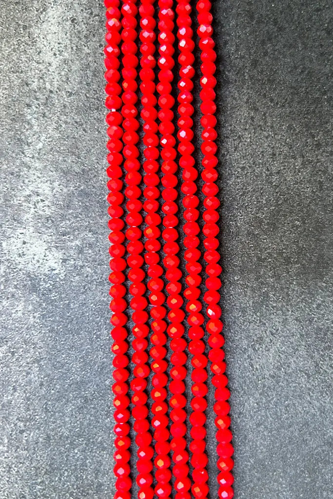 Energy Crystal Lux Tie On  Waist Beads