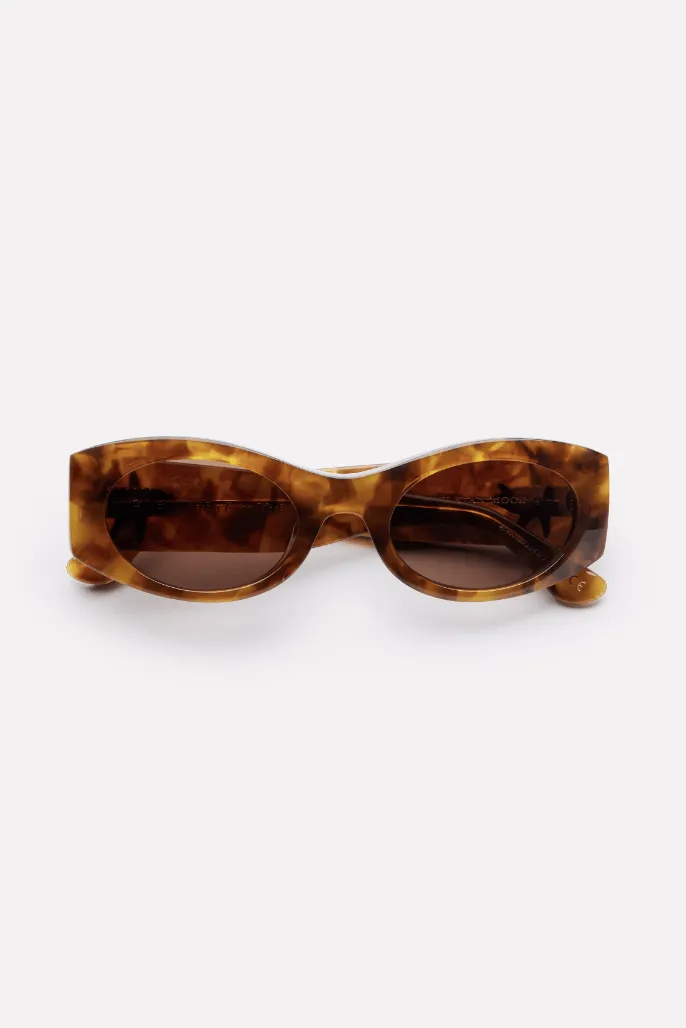 EPOKHE  SUEDE x EVAN MOCK COLLAB SUNGLASSES - TORTOISE POLISHED/BRONZE