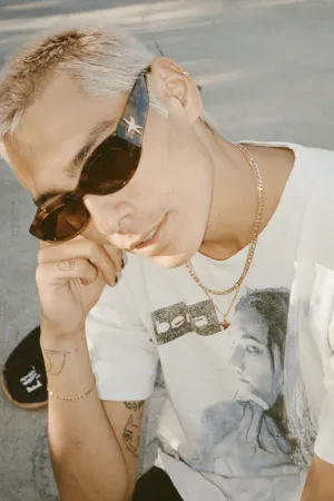 EPOKHE  SUEDE x EVAN MOCK COLLAB SUNGLASSES - TORTOISE POLISHED/BRONZE