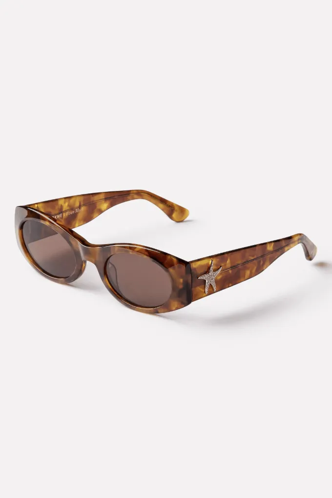 EPOKHE  SUEDE x EVAN MOCK COLLAB SUNGLASSES - TORTOISE POLISHED/BRONZE