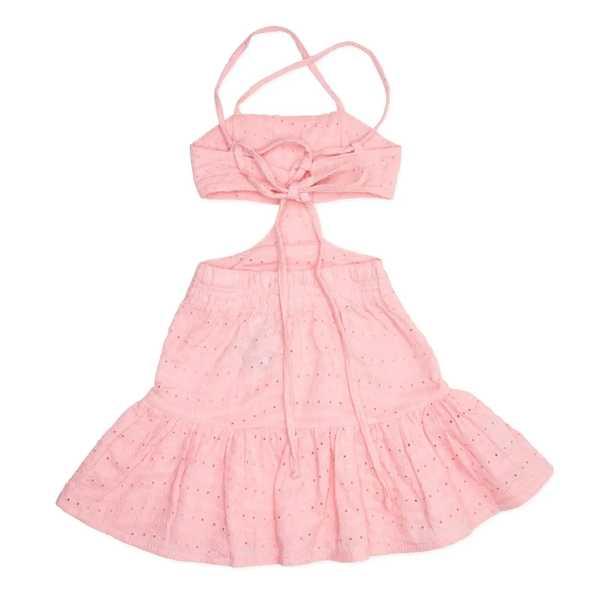 EYELET TINA DRESS