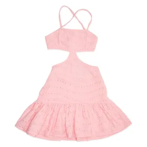 EYELET TINA DRESS