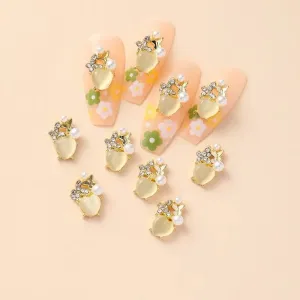 Fashion Nail Art Decoration | Trendy Heart Design Nail Decoration | Women's Cute Nail Accessories