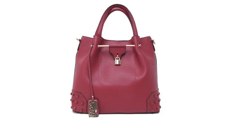 Generic Fashionable 2 in 1 Handbag - Wine