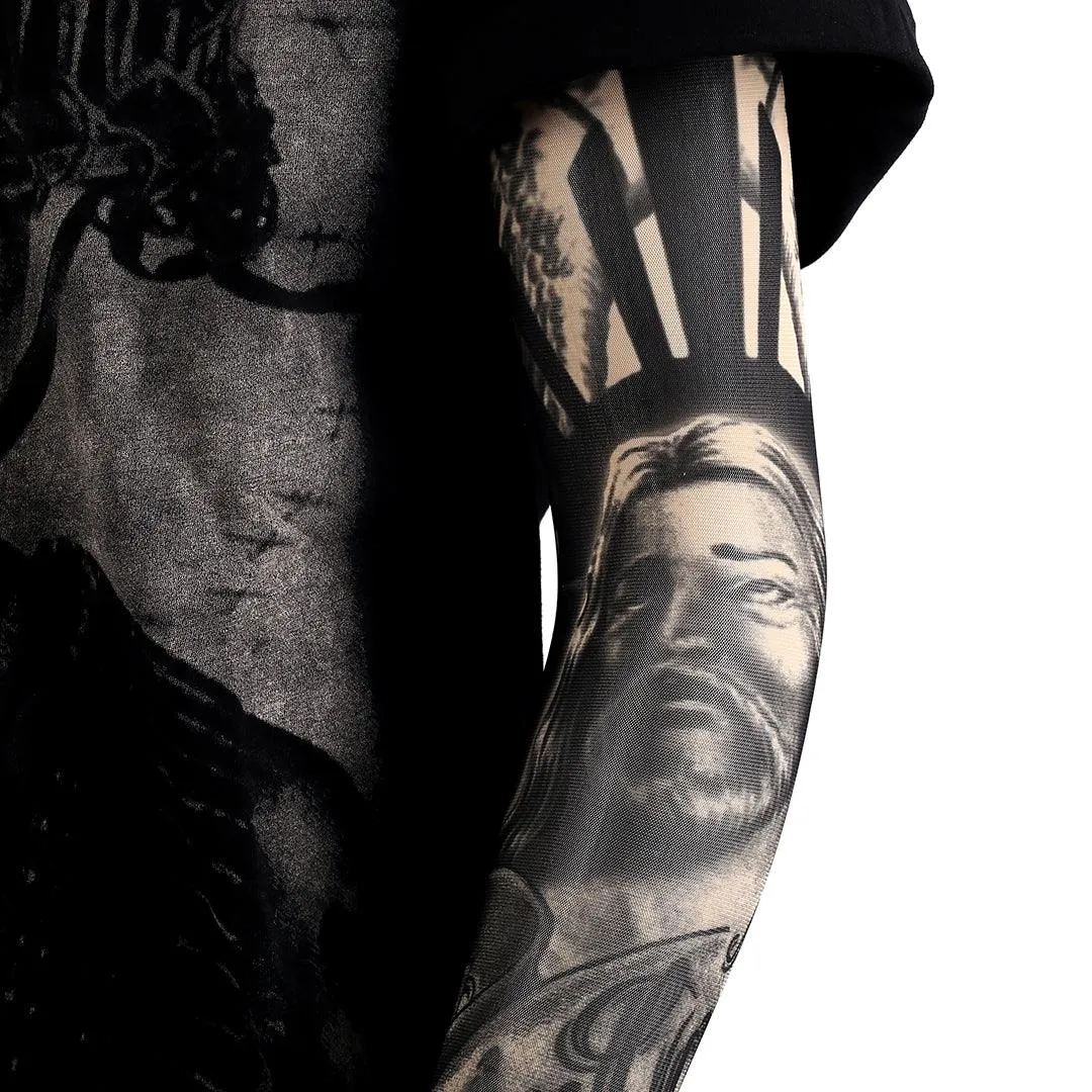 Hand Body God Image Tattoo Sleeve