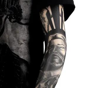 Hand Body God Image Tattoo Sleeve