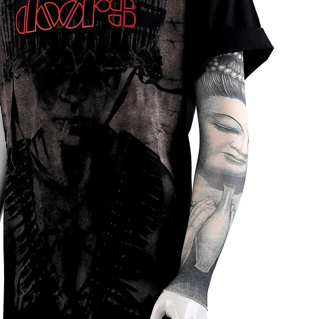 Hand Body Prayer Image Tattoo Sleeve