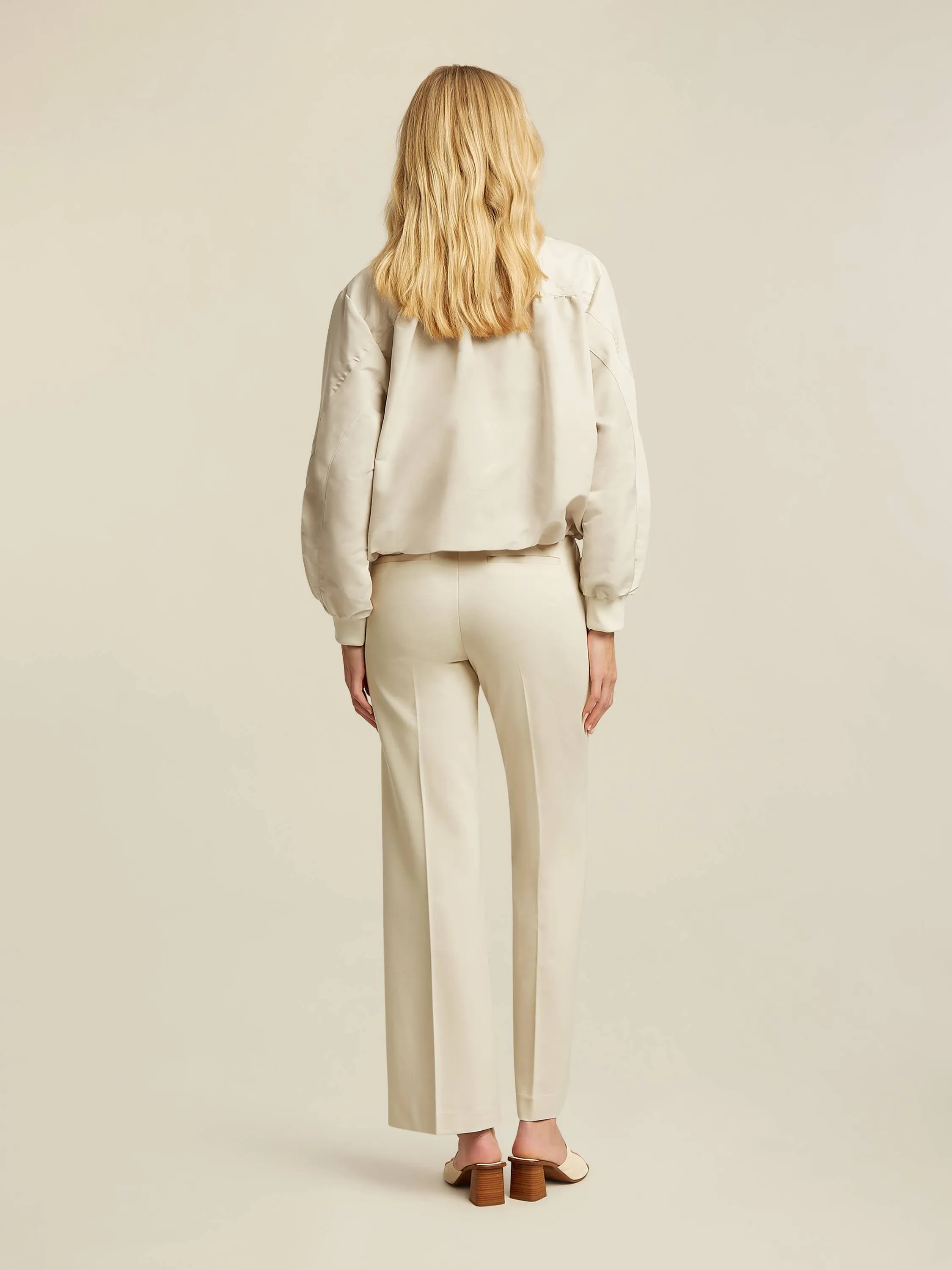 Kassy Bomber Jacket - Cream