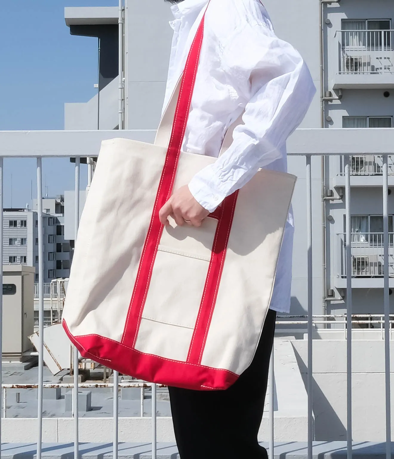 Lakewood Clothing "Souvenir 2way tote" (Red)