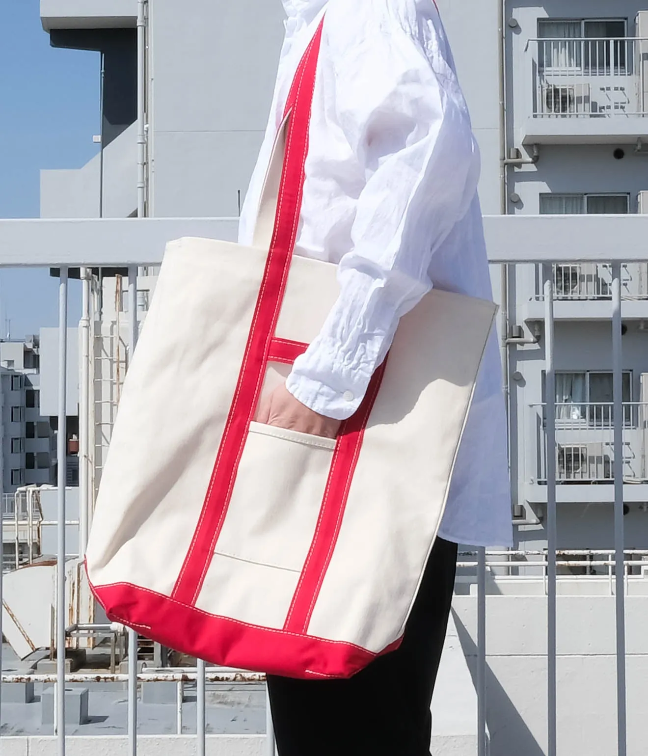 Lakewood Clothing "Souvenir 2way tote" (Red)