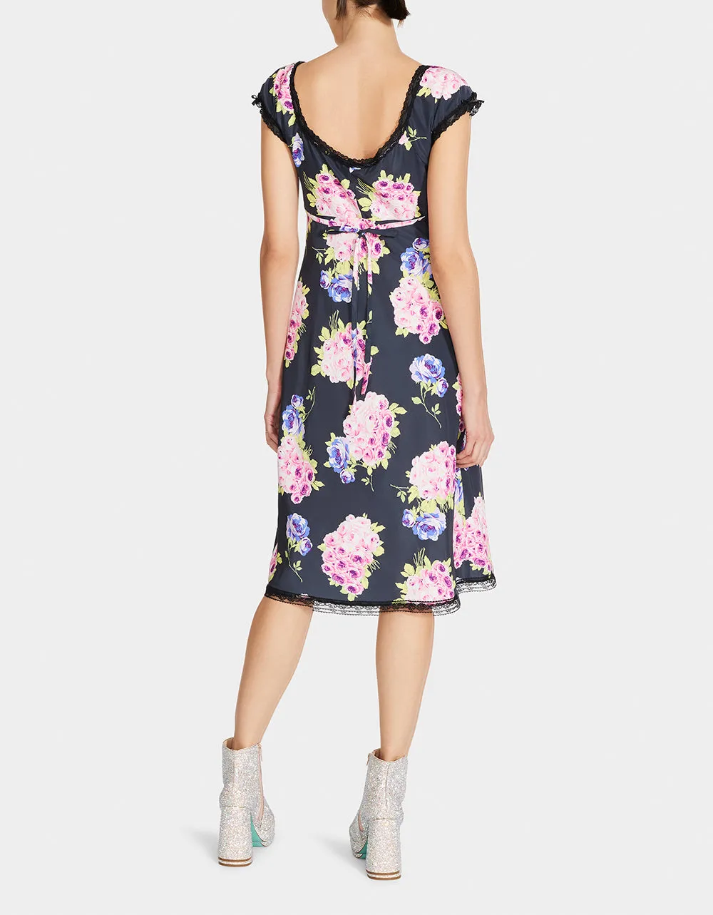 MALIBU MIDI DRESS BLACK