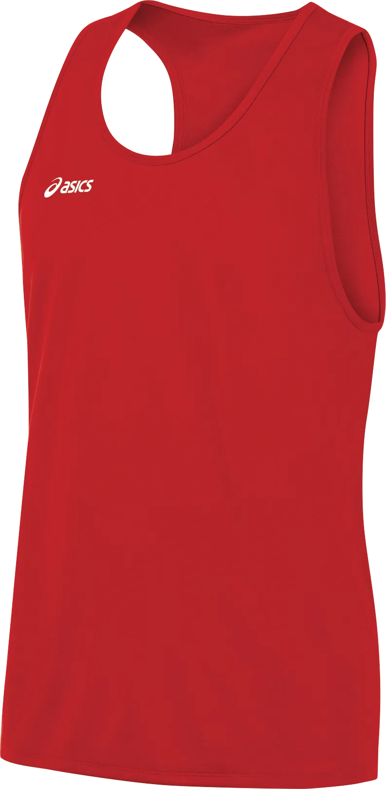 Mens Rival II Singlet - Classic Red