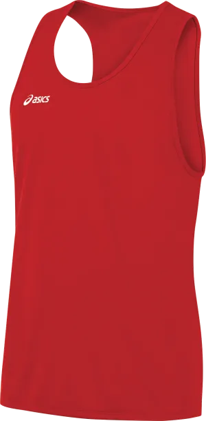 Mens Rival II Singlet - Classic Red