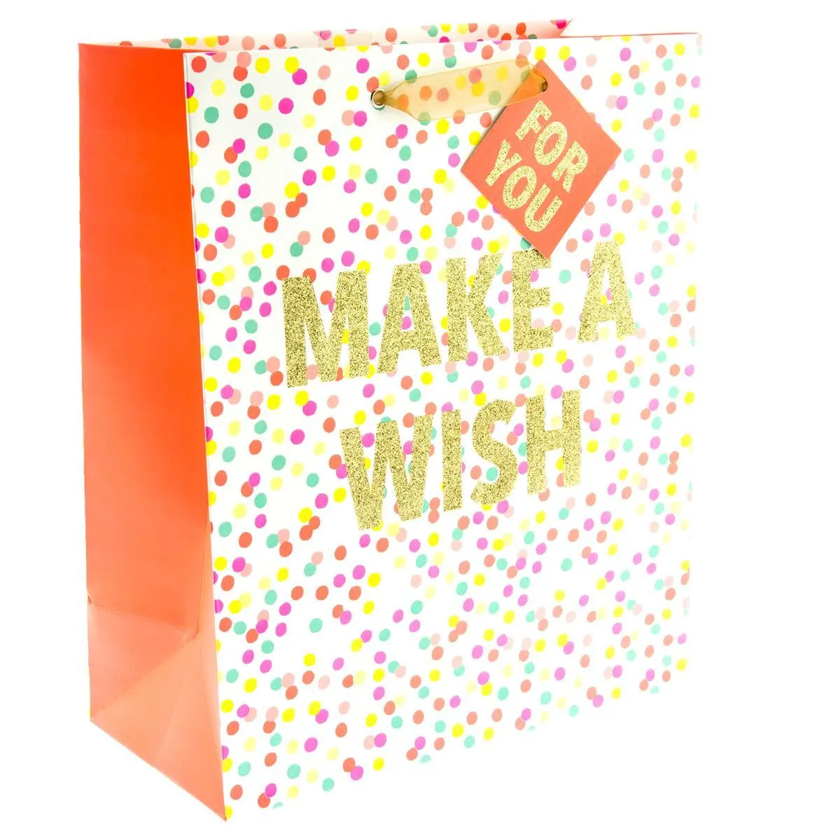 Neon Dots Large Gift Bag