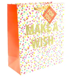 Neon Dots Large Gift Bag