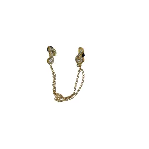 PAKISTAN BRAND LAPEL PIN FOR COAT - GOLDEN TIK TOK