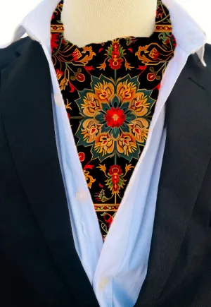 PAKISTANI BRAND CRAVAT FOR MEN - RED PERSIAN