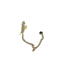 PAKISTANI BRAND LAPEL PIN FOR COAT - GOLDEN LEAF