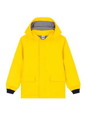 Petit Bateau - Yellow Hooded Raincoat