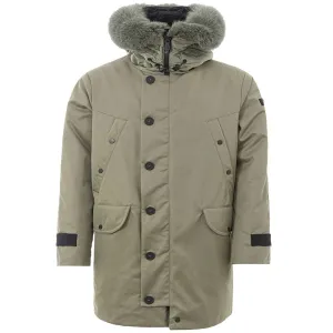 Peuterey Chic Green Polyamide Jacket for Stylish Men