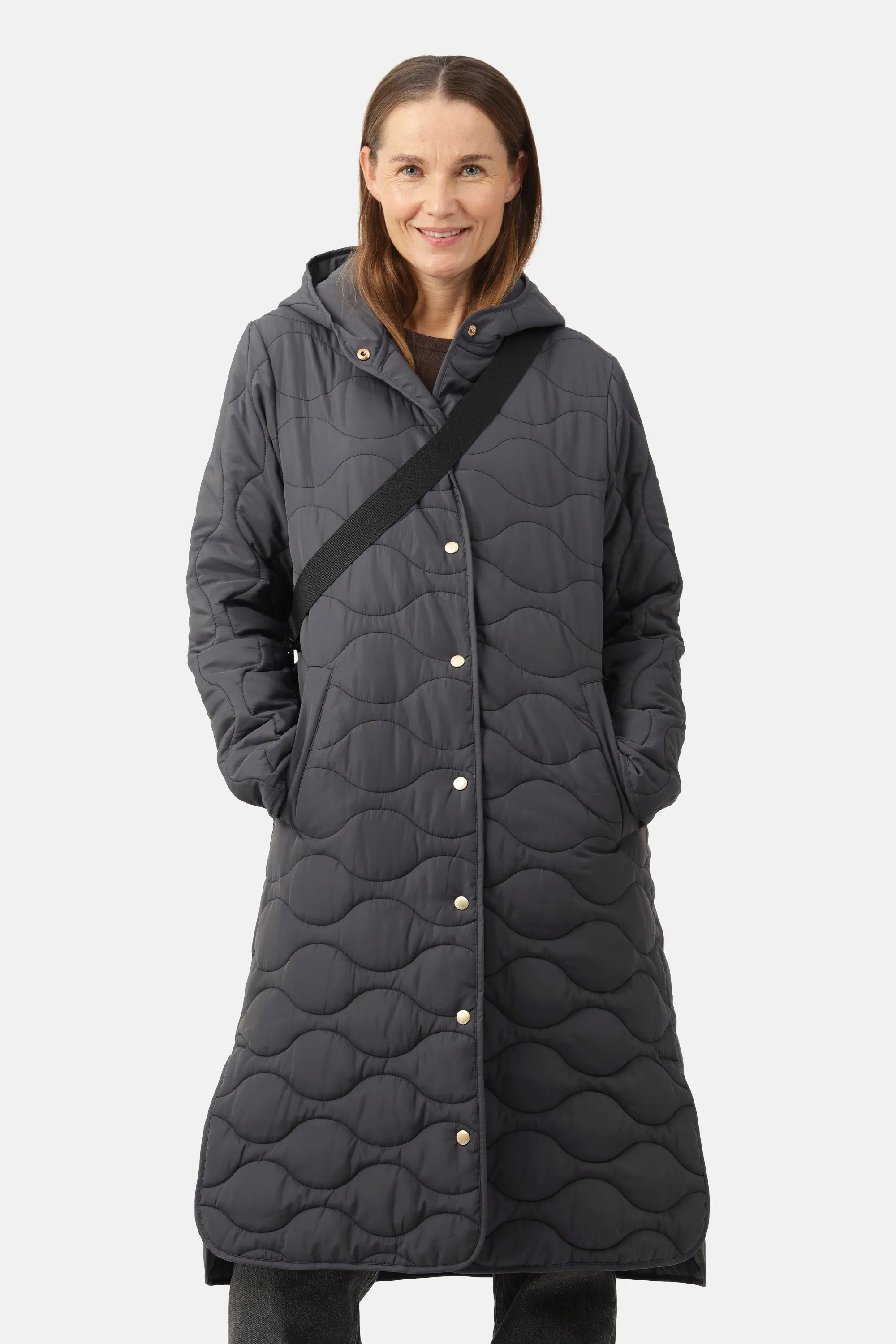 Quilt Coat - Asphalt