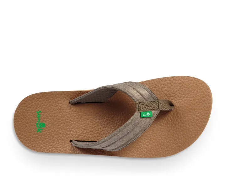 Sanuk Land Shark Sandal-Dark Olive