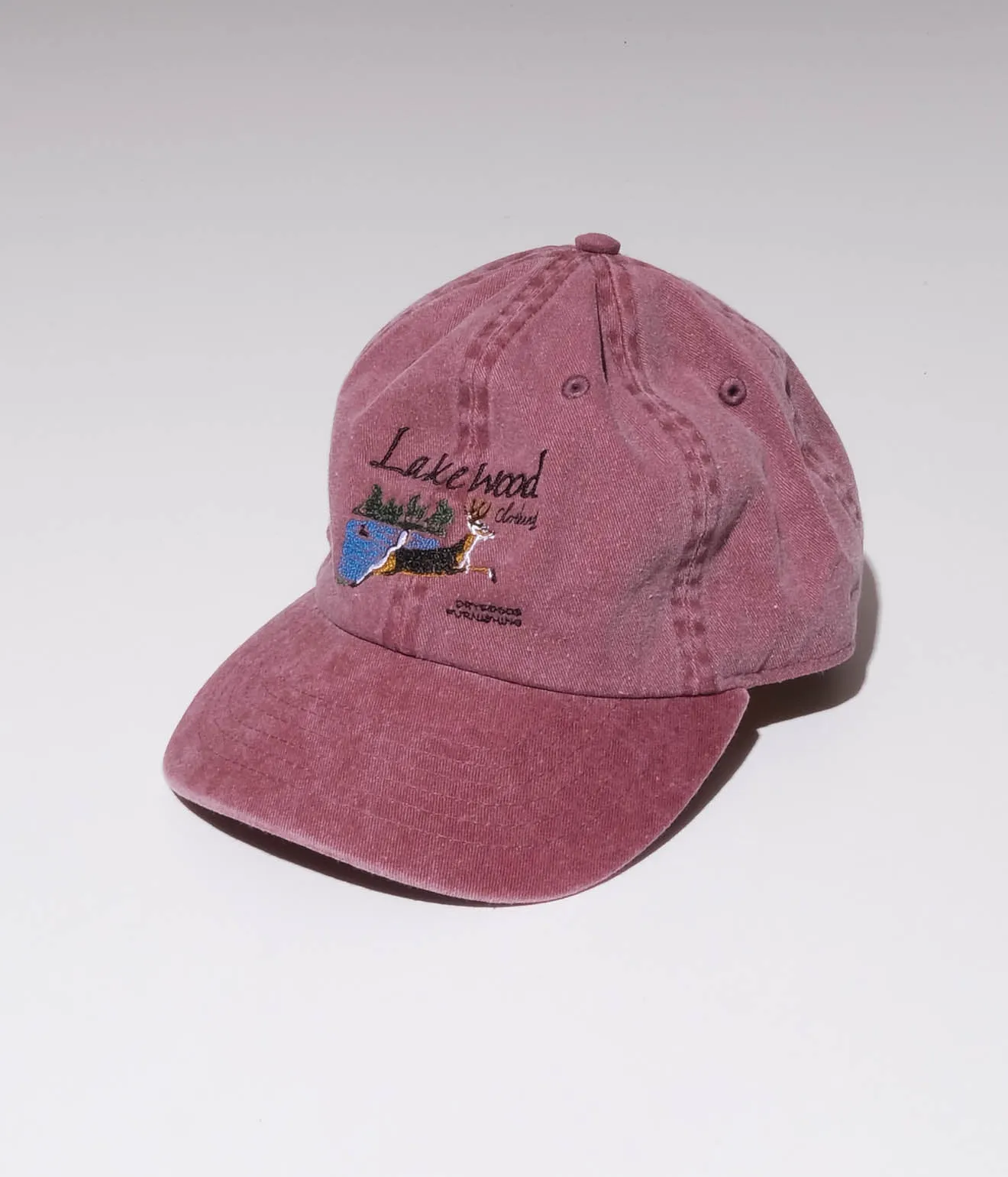 Souvenir Goods "Lakewood Clothing Deer Souvenir Cap" (Burgundy)