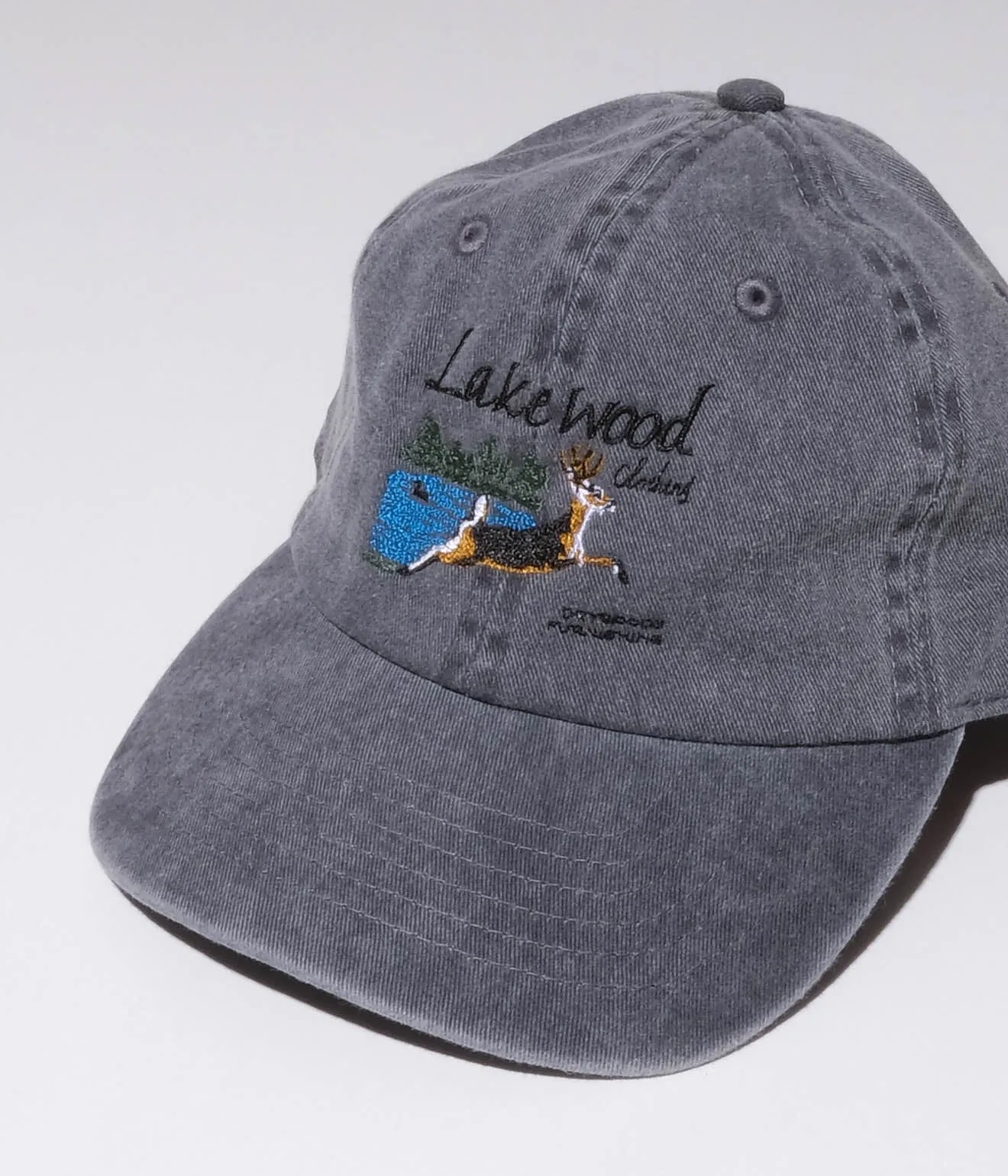 Souvenir Goods "Lakewood Clothing Deer Souvenir Cap" (Charcoal)