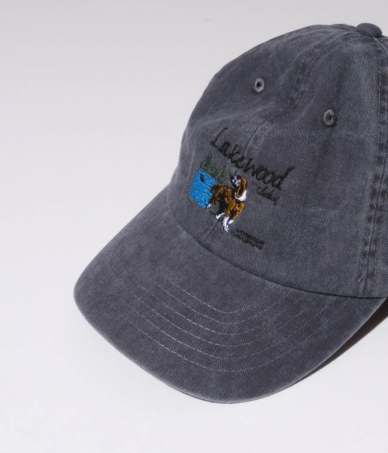 Souvenir Goods "Lakewood Clothing Dog Souvenir Cap" (Charcoal)