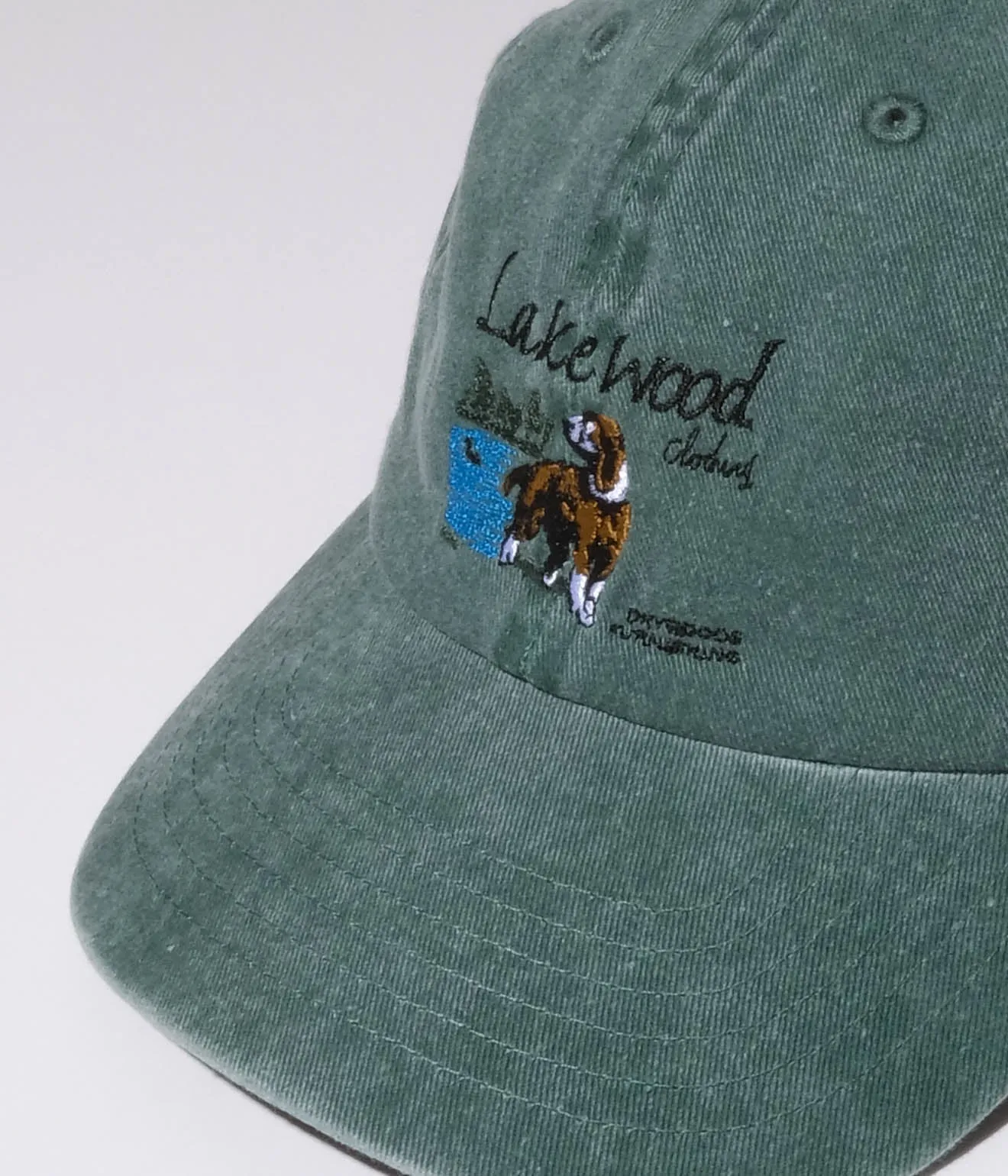 Souvenir Goods "Lakewood Clothing Dog Souvenir Cap" (Green)