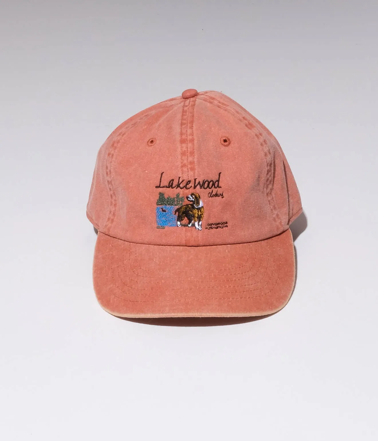 Souvenir Goods "Lakewood Clothing Dog Souvenir Cap" (Orange)