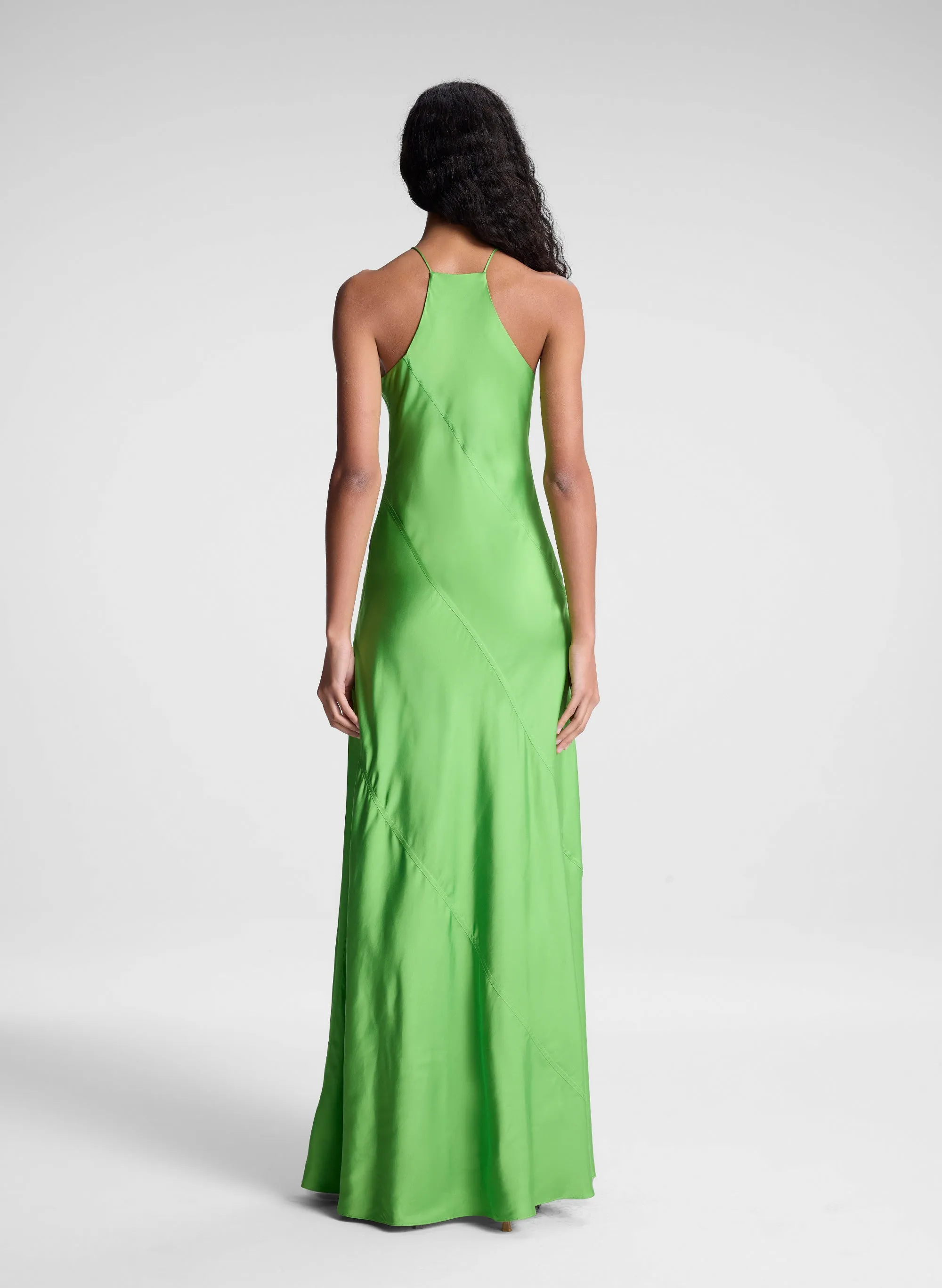 Sybil Satin Maxi Dress