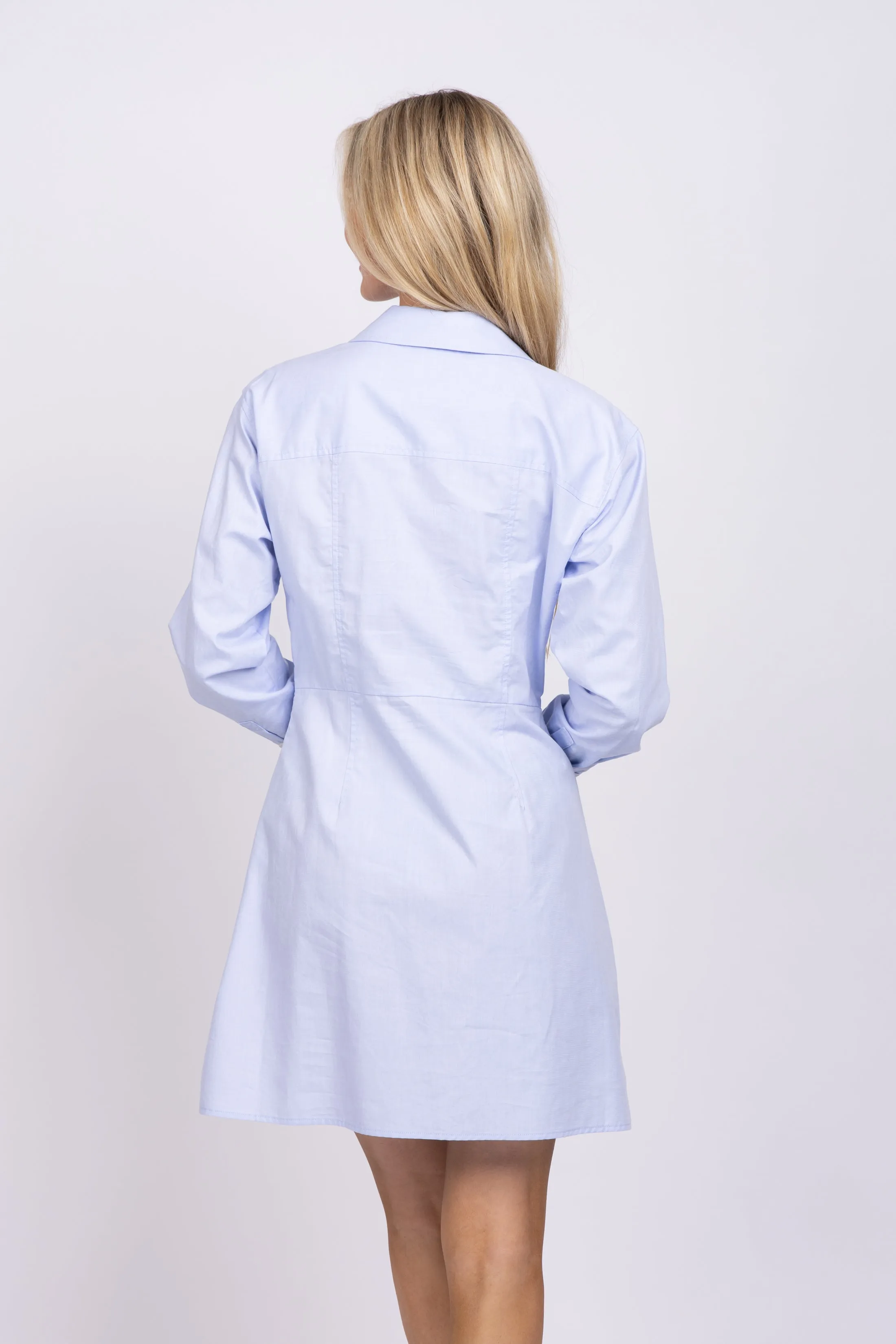 Tanya Taylor Winnie Dress in Oxford Blue