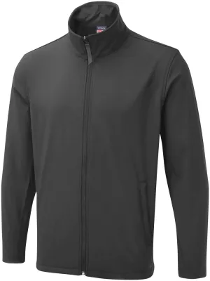 The UX Printable Soft Shell Jacket | Charcoal