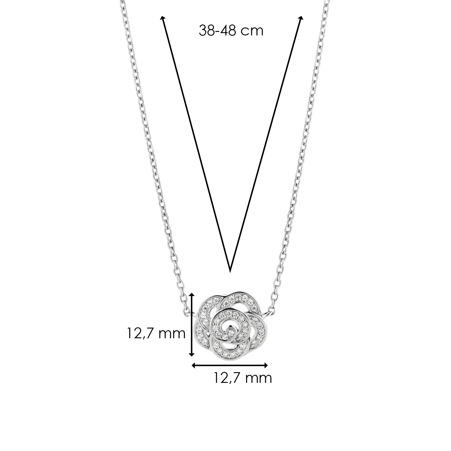 TI SENTO Necklace 3884ZI