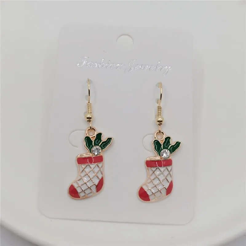 Trendy Christmas Holiday Drop Earrings